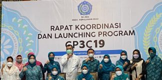Ketua TP PKK Kepri Luncurkan GP3C19 Dewi Ansar Buat Gerakan Menekan Sebaran Covid19