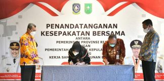 Kepri-Riau Jalin Kerja Sama Pembangunan