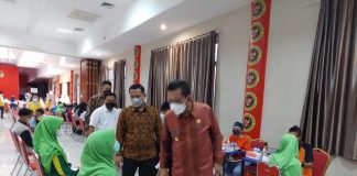 4.784 Pelajar SLTP dan SLTA se Batam Di Vaksin