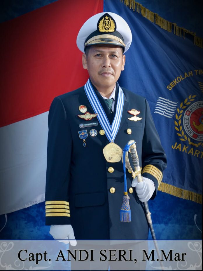 Ketua Umum Kesatuan Pelaut Kepulauan Riau, Andi Seri, M. Mar F,ist