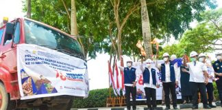Wakil Gubernur Kepri Lepas Ekspor Pertanian Bernilai Rp147 miliar Wakil Gubernur Hj Marlin Agustina melepas ekspor pertanian ke sepuluh negara F,humpro Kepri