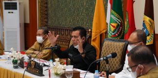 Gubernur Kepri Sampaikan Apresiasi Kepada Semua Pihak. Kepri Berhasil Turunkan Angka Covid-19 Angka Prevalensi COVID Turun, Gubernur Apresiasi Seluruh Tim F,humpro kepri