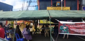 Polsek Tanjungpinang Kota Kembali Gelar Vaksinasi Dosis 1 dan 2 Bertempat di halaman Mako Polsubsektor Kota Jalan Merdeka, vaksinasi akan diselenggarakan mulai pukul 09-00 WIb s/d selesai F,ist