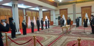 Ansar Lantik Enam Pejabat Eselon II, Dua Mantan Pejabat Bintan Gubernur Kepri Ansar Ahmad, melantik 6 Eselon II F,ist