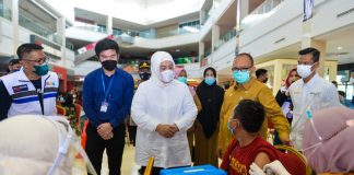 Vaksinasi Dosis I di Kepri Capai 76,45 Persen, Dosis II masih Rendah, Baru 36.31 Persen Pelaksanaan vaksinasi di Provinsi Kepri terus digesa F,humpro Kepri