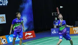 Indonesia Sementara Unggul 1-0 atas Tim Bulutangkis Denmark Markus/Kefin F,ist