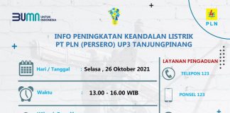 Besok PLN ULP Bincen Lakukan Pemadaman di Beberapa Lokasi Mulai Pukul 13.00-16.00 Besok PLN ULP Bincen Lakukan Pemadaman di Beberapa Lokasi Mulai Pukul 13.00-16.00 F.ist
