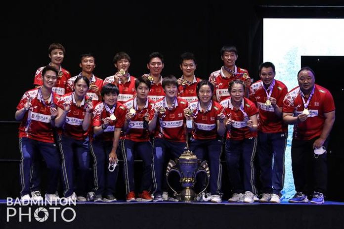 China Kalahkan Jepang di Final Piala Sudirman 2021 ,F, Djarum Badminton