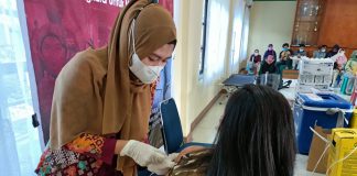 Polres Pinang Hari ini Kembali Gelar Vaksinasi Kapolres mengatakan sasaran vaksin kali ini adalah lansia, dewasa dan remaja yang berusia 12 sampai 17 Tahun F,ist