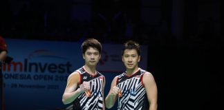 Marcus/Kevin Satu-Satu nya Ganda Putra Indonesia Berhasil Hatrick di Kejuaraan Indonesia Open Ganda Putra Indonesia yang Pertama meraih hatrick kejuaraan Indonesia Open F,ist