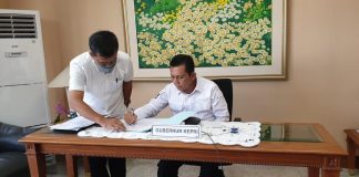 Gubernur Teken UMK 2022 Kabupaten/Kota se Kepri, Batam Diputuskan Rp4.186.359. Gubernur Kepri melakukan penandatanganan UMK Kabupaten/Kota se Kepri, F,ist