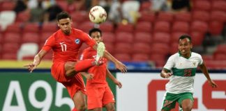 Ditahan Imbang oleh Singapura, Shin Tae Yong Akui Anak Asuhnya Keletihan Pertandingan leg I antara Singapura dan Indonesia berakhir imbang F,(AFP/ROSLAN RAHMAN)