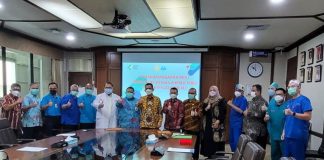 Mantap, RSUD RAT Tanjungpinang Mulai Layani Pasang Ring Februari 2022 Gubernur dan Pengurus RSUD RAT Tanjungpinang foto bersama F,ist