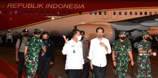 Tiba di Kepri, Gubernur Ansar Akan Temani Presiden Jokowi Selama Dua Hari Gubernur Ansar sambut Presiden Jokowi di Bandara F, ist