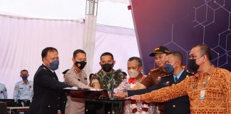 Hadiri Hari Bhakti Imigrasi ke-72, Kapolres “Semoga Makin Meningkatkan Pelayanan Publik” Kapolres Tanjungpinang AKBP Fernando menghadiri kegiatan syukuran hari Bhakti Imigrasi ke-72, Launching E-Passport dan Peresmian SIBOLANG F, ist