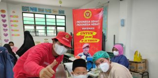 Capaian Masih Rendah, Binda Kepri Gencarkan Vaksinasi Dosis 2 untuk Anak Usia 6-11 Tahun Pelaksanaan vaksinasi untuk anak usia 6-11 tahun terus digencarkan Binda Kepri bersama dengan Dinkes Batam