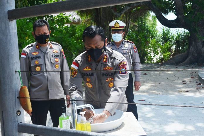 Kapolres Bintan mengunjungi kawasan wisata Nikoi Island F, ist