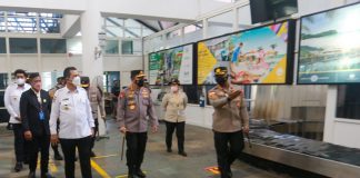 Kapolri Tinjau Langsung Kesiapan Pelabuhan BBT Terima Wisatawa Mancanegara Kapolri tinjau Pelabuhan BBT Bintan F, ist