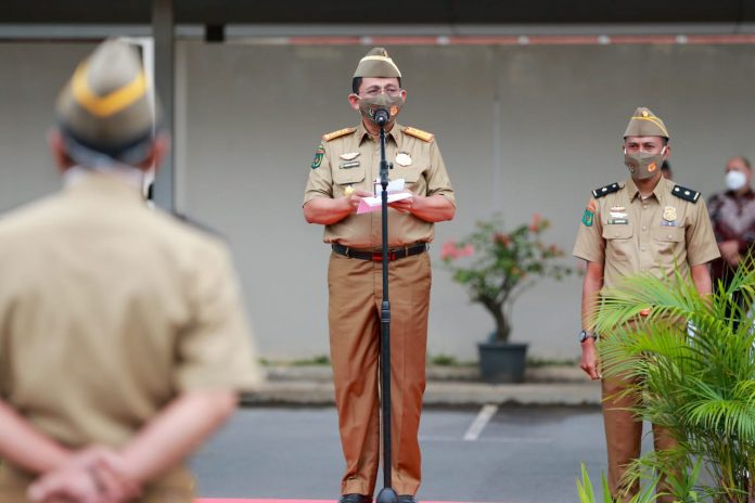 Gubernur Ansar Pimpin Apel Keselamatan Kerja F, ist