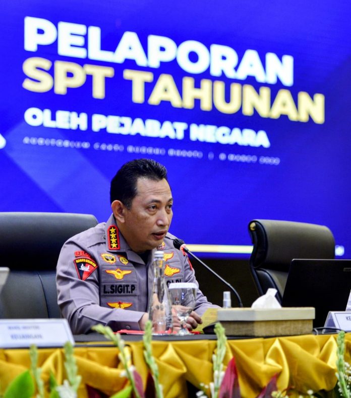 Kapolri Jenderal Listyo Sigit Prabowo F,ist