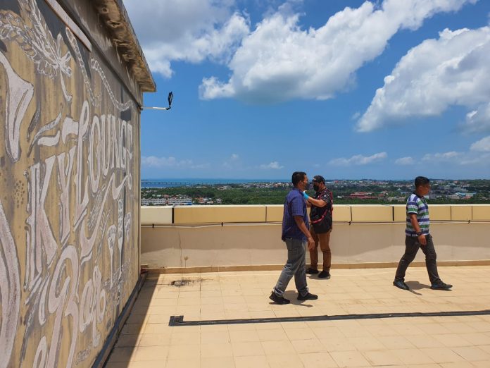 Lantai 7 hotel tempat Roby diduga melakukan bunuh diri F ist