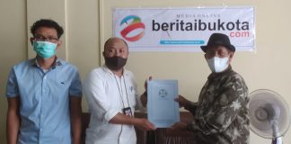 Ahmad Jauhari “Media itu Jangan Bergantung dari Pemerintah” Anggota Dewan Pers Ahmad Jauhari melakukan verifikasi faktual ke kantor beritaibukota.com, Sabtu (26/3) F,beritaibukota