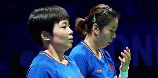 Juara Dunia Berguguran di Hari Pertama Penyisihan All England Ganda putri China Chen Qingchen (kiri)/Jia Yifan tersingkir di babak pertama All Englang 2022. (Foto: Ist)