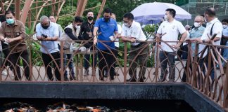 Sandiaga Sebut Destinasi Wisata Panbil Nature Reserve, Inovasi Pariwisata Batam yang Didominasi Pusat Perbelanjaan Menteri Pariwisata dan Ekonomi Kreatif/Kepala Badan Pariwisata dan Ekonomi Kreatif, Sandiaga Salahuddin Uno, mengunjungi destinasi wisata Panbil Nature Reserve, Rabu (30/3) F,kemenparekraf