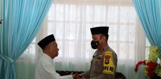 Jabat Kapolres Tanjungpinang, Heribertus Silaturahmi Dengan Ketua LAM Kepri dan Tanjungpinang Kapolresta Tanjungpinang AKBP Heribertus Ompusunggu, jalin silaturahmi dengan Ketua LAM Provinsi Kepri H. Abdul Razak dan Ketua LAM Kota Tanjungpinang H. M. Juramadi Esram F,ist