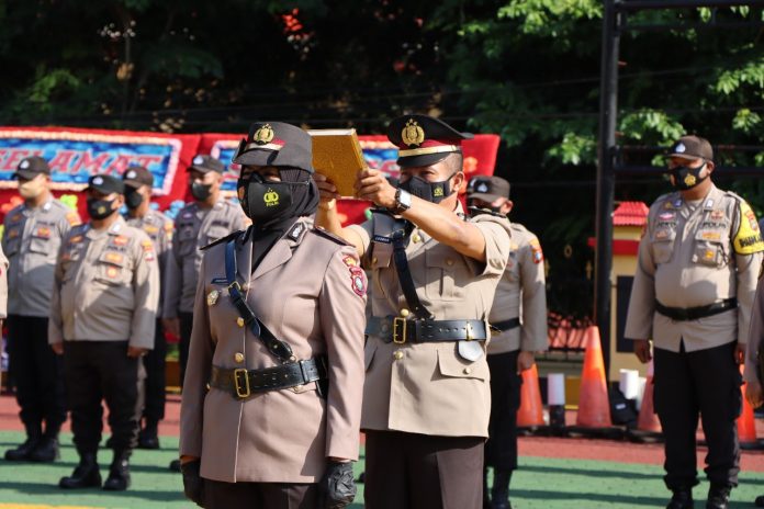AKP Zubaedah resmi menjabat Kapolsek Kawasan Pelabuhan Sri Bintan Pura (SBP) Tanjung Tanjungpinang. f, ist