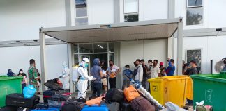 Jumlah PMI yang Dirawat di RSKI Pulau Galang Tinggal 25 Orang Para Pekerja Migran Indonesia (PMI) saat tiba di RSKI Galang Batam beberapa waktu lalu F,ist