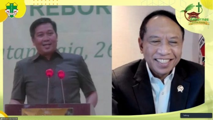 Menteri Pemuda dan Olahraga Republik Indonesia (Menpora RI) Zainudin Amali ingin eksistensi PP Pemuda Katolik dapat terus dirasakan masyarakat dengan membantu pemerintah menghadapi bonus demografi F,kemenpora