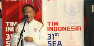 Menpora Pastikan Semua Atlet Berprestasi di Sea Games 2021 Vietnam akan Dapat Bonus Menteri Pemuda dan Olahraga Republik Indonesia (Menpora RI) Zainudin Amali F,ist