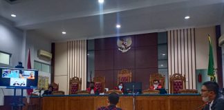 Ahli dari Inspektorat Sebut Kerugian Negara Dana Hibah FPK Anambas TA 2020 Rp158.450.000 Sidang perkara Tindak Pidana Korupsi Dana Hibah FPK Kabupaten Kepulauan Anambas yang bersumber dari APBD TA 2020 menghadirkan ahli dari Inspektorat Kabupaten Kepulauan Anambas, Adi Suparman, Kamis (19/5) F,ist