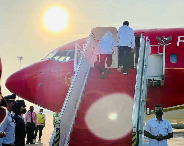 Presiden RI Joko Widodo (Jokowi) beserta Ibu Iriana Jokowi melakukan kunjungan kerja ke Provinsi Jawa Tengah, Rabu (08/06/2022) F,ist