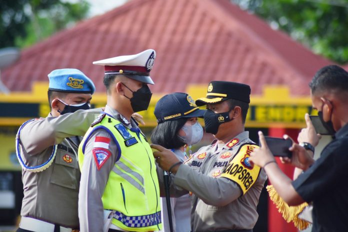 Kapolres mengatakan tujuan utama patuh seligi Tahun 2022 untuk menekan angka kecelakaan lalu lintas yang menimbulkan kerugian, baik kehilangan nyawa maupun kerugian materi F,ist