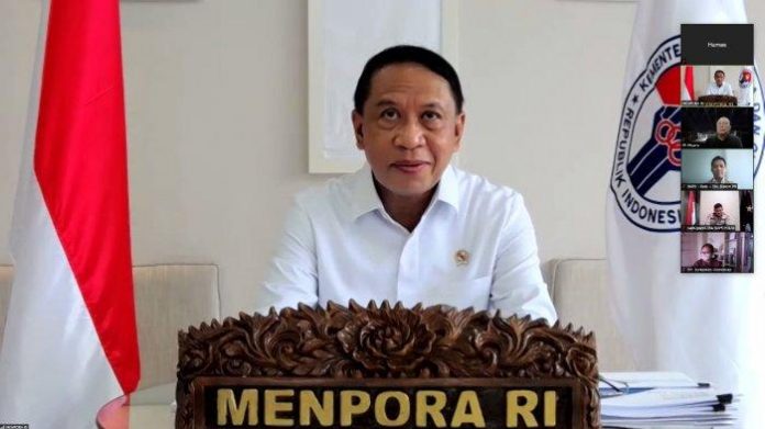 Menteri Pemuda dan Olahraga Republik Indonesia (Menpora RI) Zainudin Amali