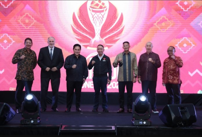 Menteri Pemuda dan Olahraga Republik Indonesia (Menpora RI), Zainudin Amali buka FIBA Cup 2022 F, ist