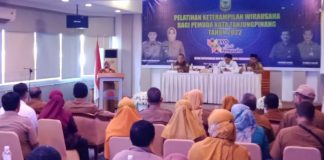 Bangkitkan UMKM, Dispora Gelar Pelatihan untuk 50 Pelaku Usaha Wali Kota Tanjungpinang, Rahma membuka pelatihan UMKM di Bintan Plaza Hotel, Senin (18/7) F,ist