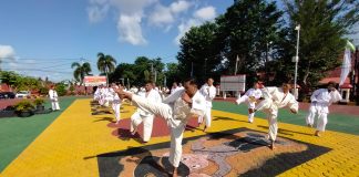 Syarat Naik Pangkat, 34 Personel Polresta Tanjung Ikut Ujian Bela Diri Ujian bela diri Polri merupakan salah satu syarat mutlak yang harus dilalui untuk mendapatkan kenaikan pangkat bagi semua anggota Polri F,ist