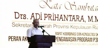 Sekdaprov Kepri: Penggunaan Produksi Dalam Negeri Kian Urgen Sekretaris Daerah (Sekda) Provinsi Kepulauan Riau, Adi Prhantara menyebut pelaksanaan program Penggunaan Produksi Dalam Negeri (P3DN) makin terasa mendesak untuk menghindari keterpurukan ekonomi F, ist.
