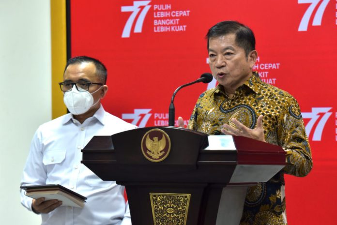 Menteri Bappenas mengatakan Pemerintah tengah melakukan percepatan transformasi digital dalam pengadaan barang dan jasa. F,ist