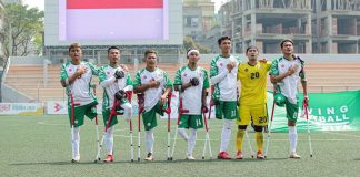 Piala Dunia Dimulai, Besok Indonesia Bertemu Argentina Pertandingan perdana Piala Dunia Sepak Bola Amputasi 2022 Indonesia akan digelar besok Sabtu (1/10) melawan Argentina, F,bola.com