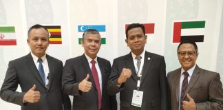 Delegasi Indonesia Tekankan Pentingnya Merawat Solidaritas Anggota OKI Pertemuan Pejabat Senior persiapan Sidang ke-5 Konferensi Islam Para Menteri Pemuda dan Olahraga Negara Anggota Organisasi Kerjasama Islam (OKI) (ICYSM) di Jeddah, Rabu (7/9/) waktu setempat. (foto:dok/istimewa)