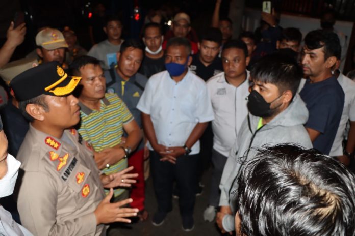 Sebanyak 132 Warga Negara Afghanistan menggelar unjukrasa Kantor UNHCR Kilometer 7 Tanjungpinang, Senin (19/9) F, ist