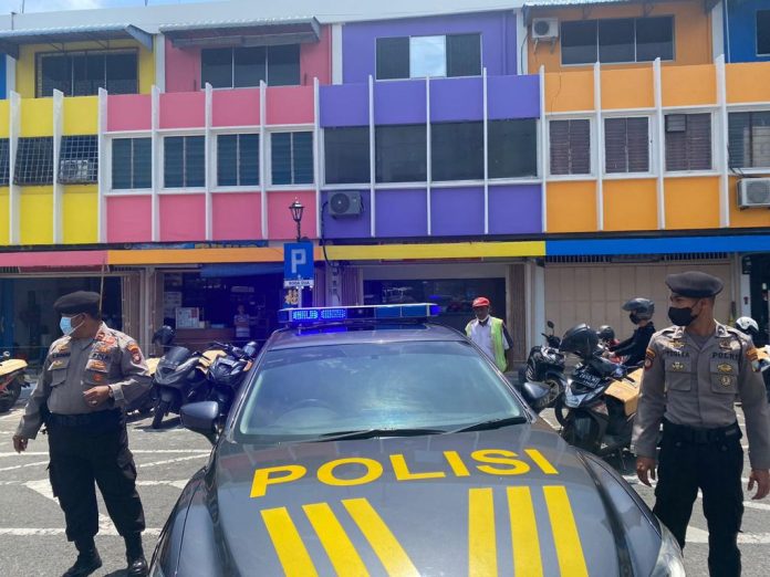 Satsamapta Polresta Tanjungpinang menggelar patroli Harkamtibmas di Objek Vital dan daerah rawan wilayah Kota Tanjungpinang, Jumat (14/10) F, ist