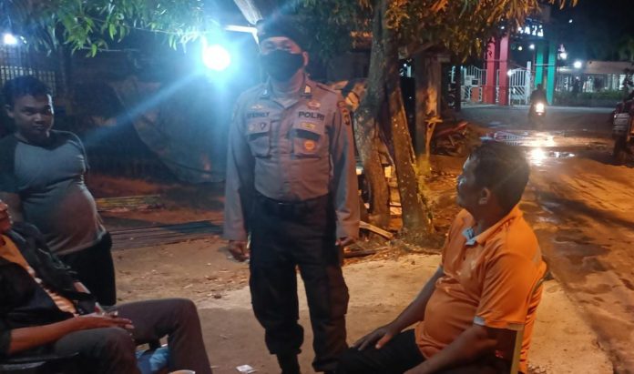 Unit Samapta Polsek Tanjungpinang Barat Polresta Tanjungpinang melaksanakan patroli Harkamtibmas di Objek Vital dan daerah rawan 3C F,Polsek Barat