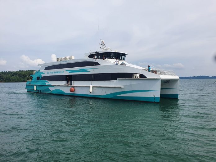 General Manager Operasional MV Anggreni Batam, Raden mengatakan per tanggal 1 November 2022 MV Puteri Anggreni akan menambah jam keberangkatan rute Harbour Bay (Batam)-Puteri Harbour (Johor-Malaysia) F,kiriman untuk Beritaibukota