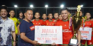 PS. Satya Haprabu Polda Kepri Juarai Turnamen Sepakbola Piala Pekerja tahun 2022 PS. Satya Haprabu Polda Kepri menang dengan skor akhir 4-0 yang digelar di lapangan Sepak Bola Satya Haprabu Polda Kepri, Minggu (16/10) F,Polda Kepri