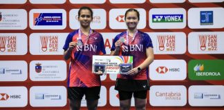 Ganda Putri Belum Berhasil Ciptakan Sejarah di Kejuaraan Dunia Junior 2022 Pasangan ganda putri Indonesia Rachel Allessya Rose/Meilysa Trias Puspitasari belum berhasil mencetak sejarah menjadi juara ganda putri pertama juarai Kejuaraan Dunia Junior 2022 F,PBSI